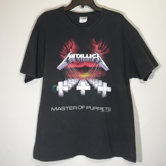 Vintage Metallica T Shirt Graphic Band Tee Tour